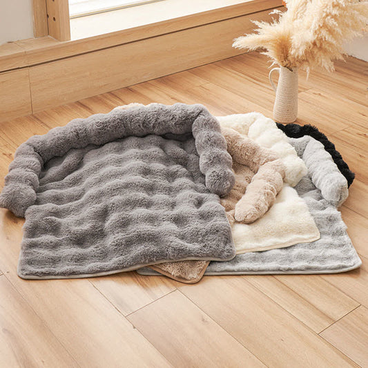 Ownkoti Solid Plush Pet Sofa Bed - image 1