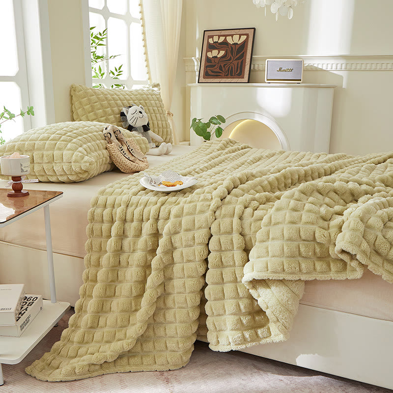 Plaid Thick Warm Throw Blanket - image 32