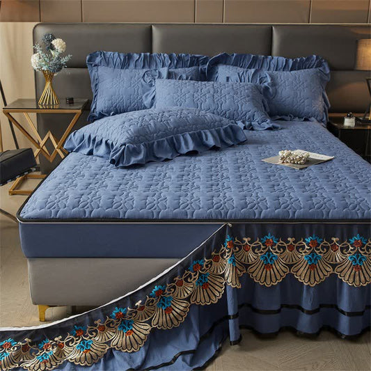 Ownkoti Quilted Sheet with Detachable Bed Skirt - image 1
