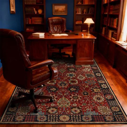 Vintage Persian Rectangle Washable Area Rug - 8' x 10' - image 0