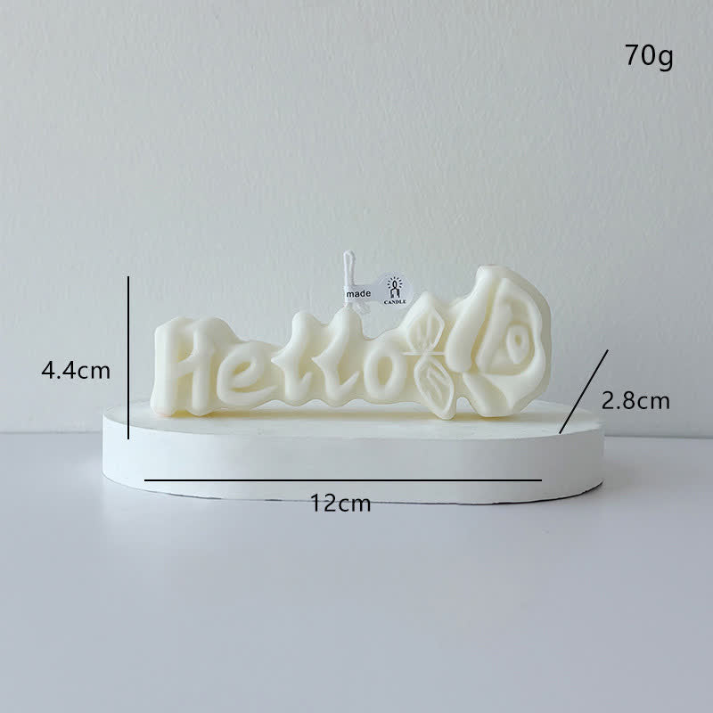 Creative Rose-Shaped Scented Candle - White - 4PCS - 1.1"W x 4.72"L x 1.73"H - image 3