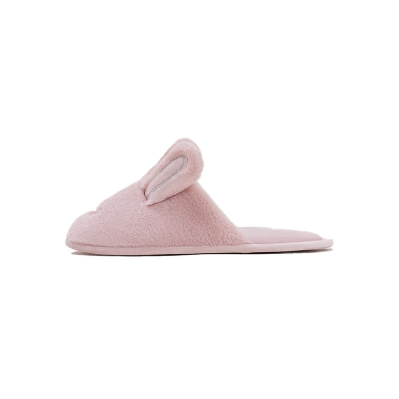 Cute Bunny Plush Closed-Toe Slippers - image 17