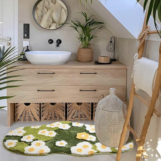Daisy Moss Style Bath Rug - image 1