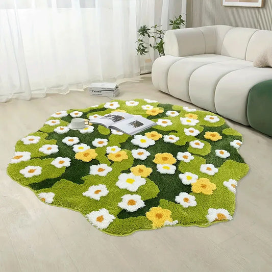Rustic Style Daisy Bath Rug - 39" x 41" - image 0