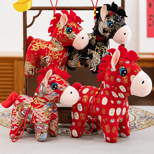 Traditional Chinese Zodiac Horse Plush Toy - image 1