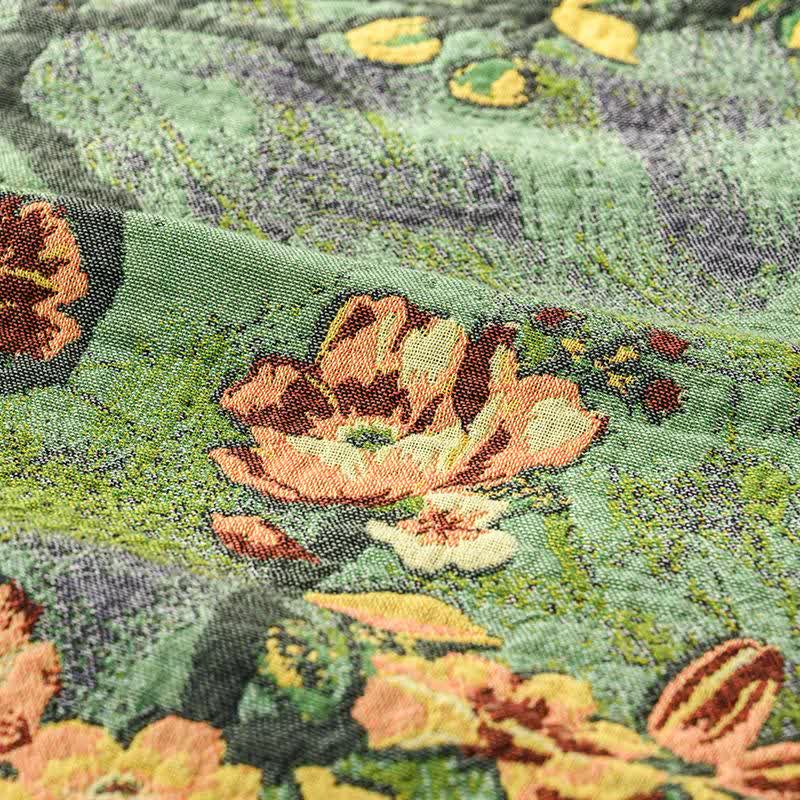 Artistic Woodland Bird Cotton Gauze Blanket - image 3