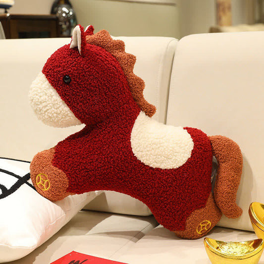 Festive Zodiac Stuffed Plush Horse Pillow - 21"L x 16"H - image 0