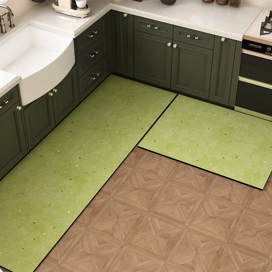 Diatom Mud Minimal Dot Kitchen Rug - 23" x 35"+23" x 71" - image 0