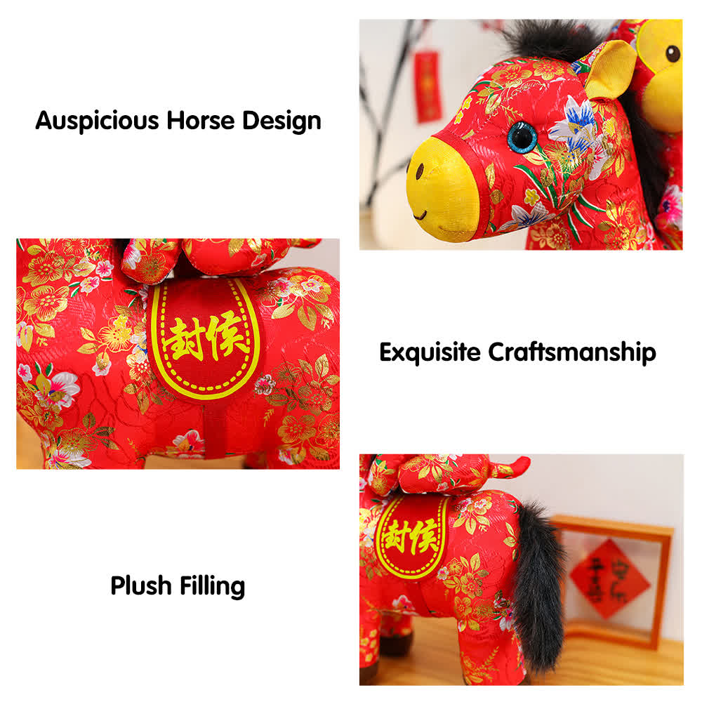 Chinese Zodiac Horse Traditional Plush Toy - image 10