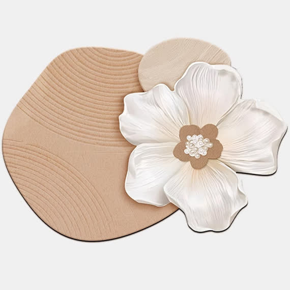 Floral Inspired Diatom Mud Bath Mat - Apricot - 31"x 47" - image 3