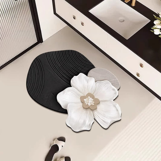 Floral Inspired Diatom Mud Bath Mat - image 0