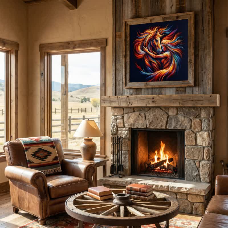 Horse & Goddess Decorative Wall Art - image 3