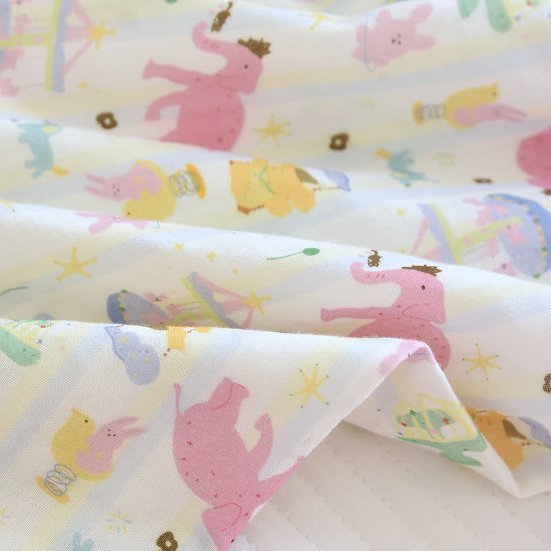 Elephant Playground Cotton Gauze Pajama Set - image 12