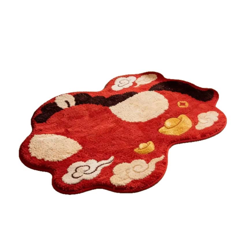 Zodiac Horse Lucky Clouds Decorative Rug - image 4