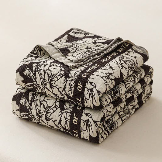 Country Blooming Rose Pure Cotton Quilt - image 1