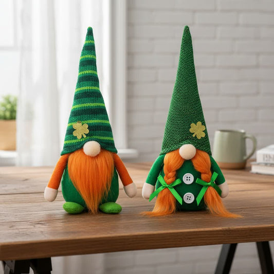 St. Patrick's Day Faceless Doll Ornaments - image 1