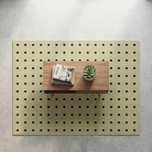 Green Small Checkered Area Rug - image 1