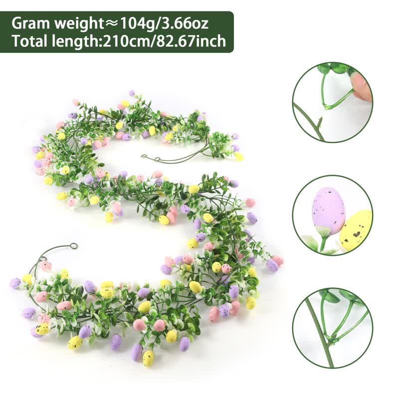 Artificial Easter Egg Eucalyptus Greenery Garland(2PCS) - image 12