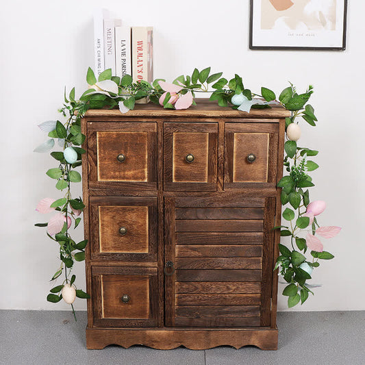 Faux Easter Egg Greenery Garland - image 1