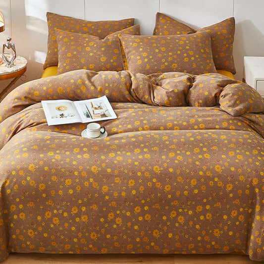 Yellow Daisy Cotton Double Gauze Bedding - image 1