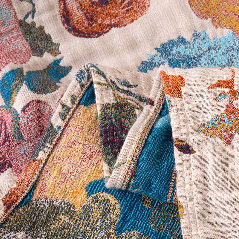 Floral Garden Pure Cotton Quilt Blanket - image 6