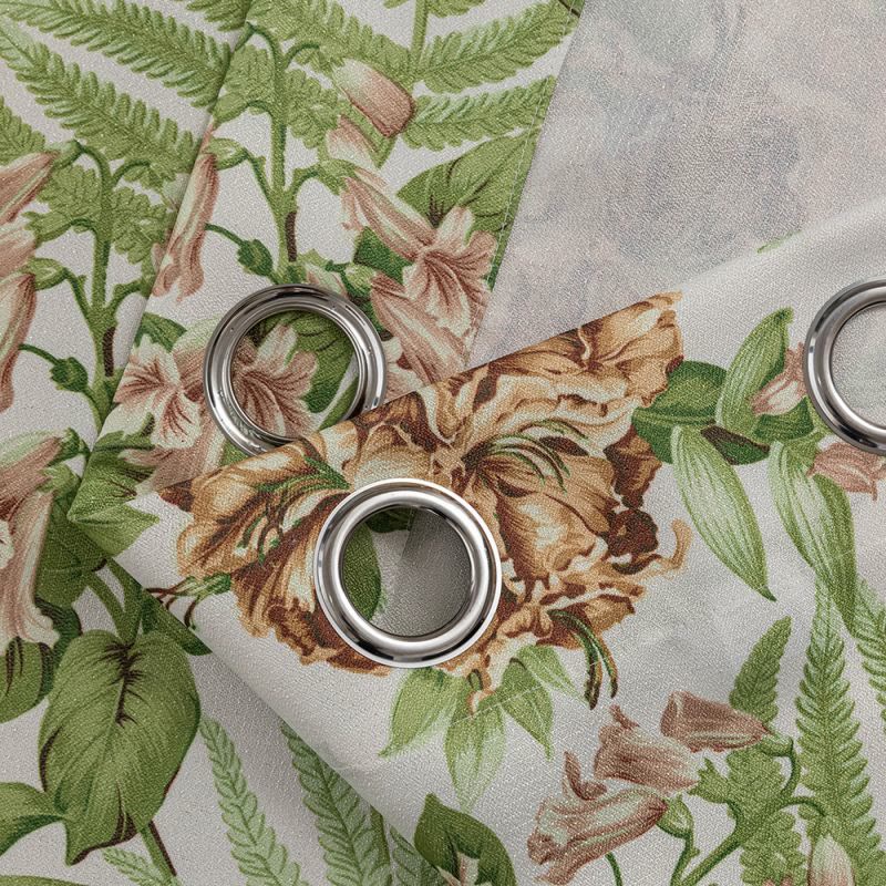 Cottage Style Floral & Leaf Curtain - image 10