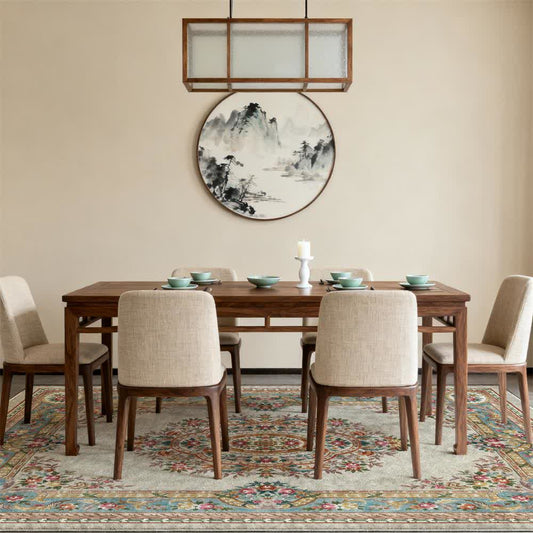 French Chateau Elegant Floral Area Rug - image 1