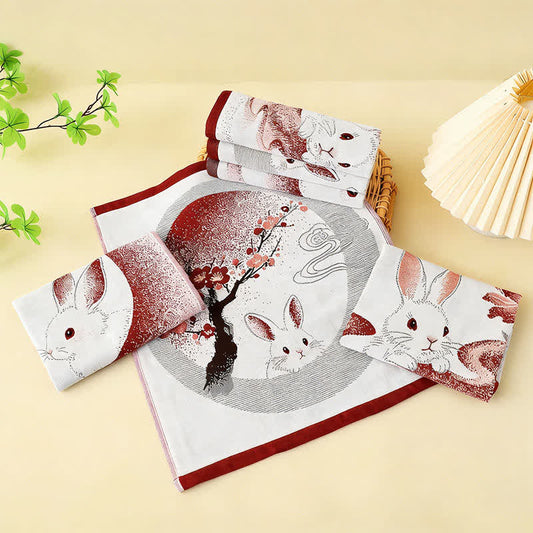 Eastern Bunny Cotton Gauze Kitchen Towel(3PCS) - image 1