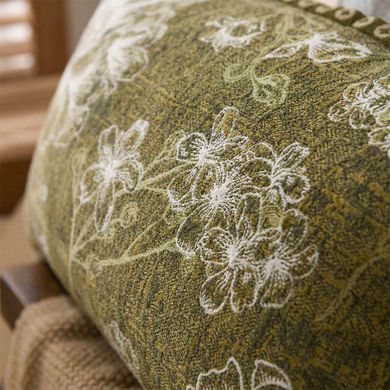 Pure Cotton Jacquard Floral Pillowcases (2PCS) - image 1