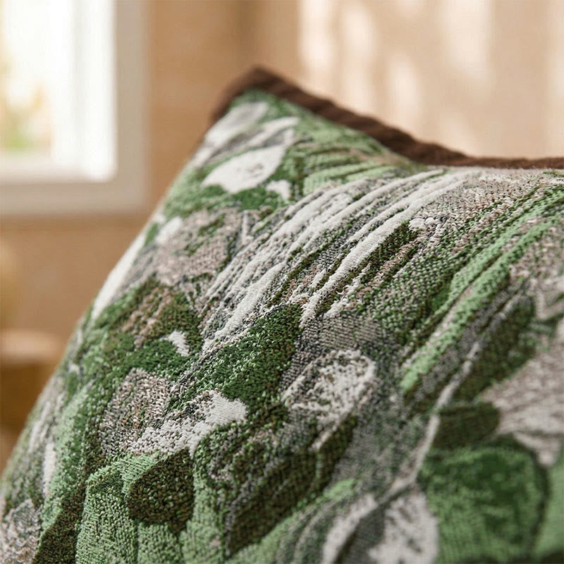 Jacquard Forest Button Cotton Pillowcases (2PCS) - image 1