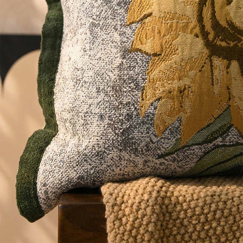 Pure Cotton Jacquard Sunflower Pillowcases (2PCS) - image 1