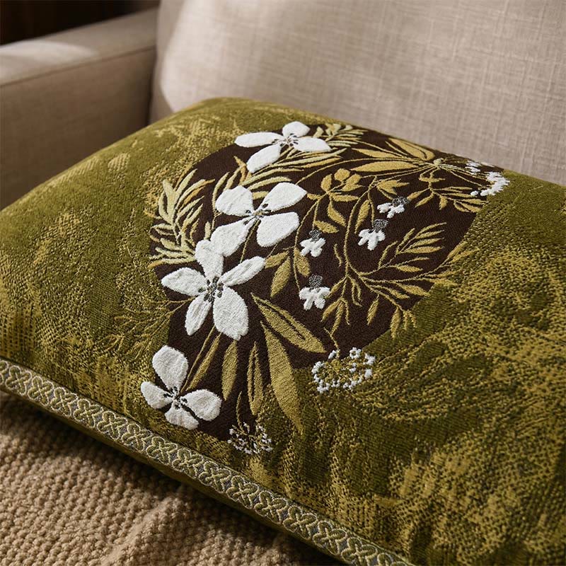 Pure Cotton Jacquard Flower Pillowcases (2PCS) - image 1