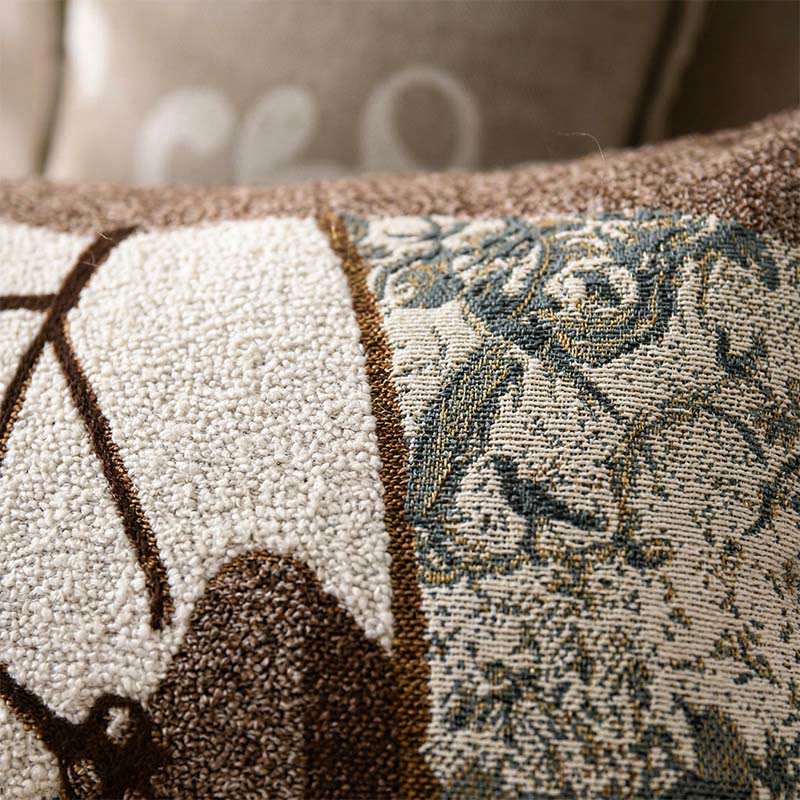 Ownkoti Horse Jacquard Button Cotton Pillowcases (2PCS) - image 1