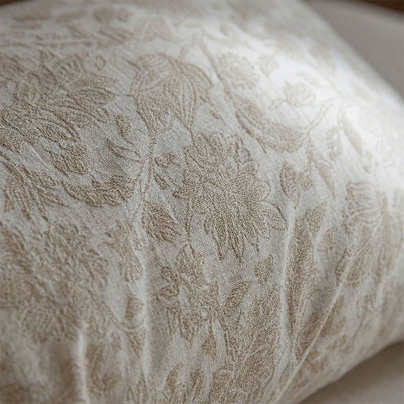 Ownkoti Floral Jacquard Button Pillowcases (2PCS) - image 2