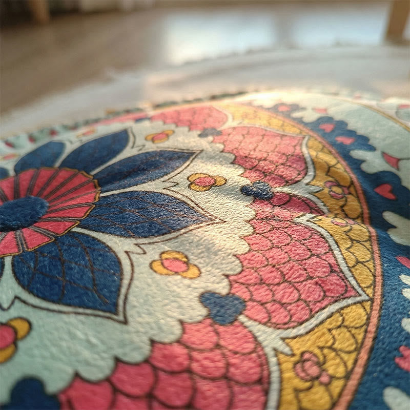 Ownkoti Mandala Bohemian Leaf Throw Pillow - image 2