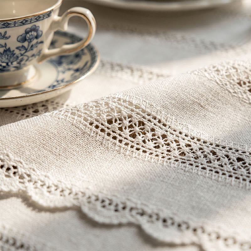 Rustic Lace Thousand Wheat Tablecloth - image 2