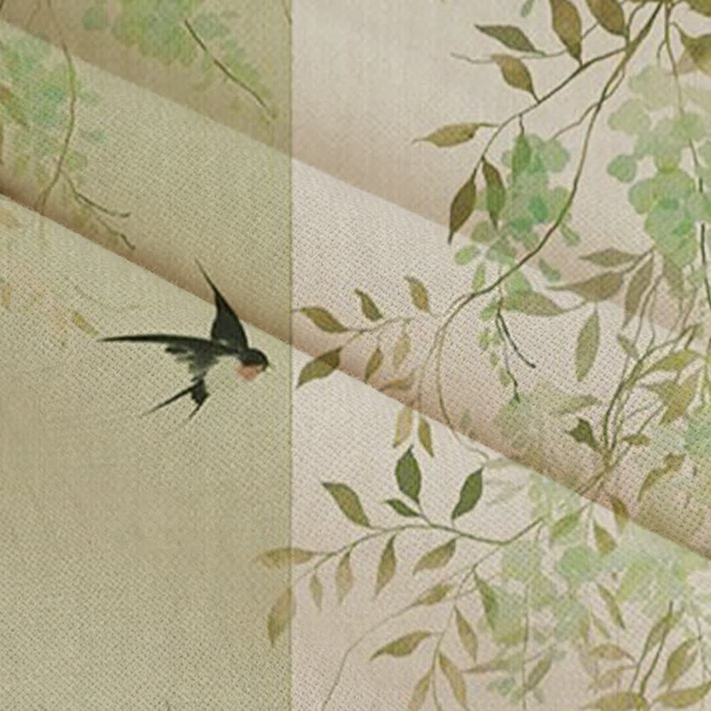Floral Bird Waterproof Doorway Hanging - image 4