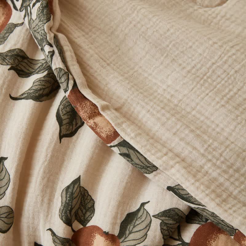 Harvest Fruit Cotton Double Gauze Quilt - image 8