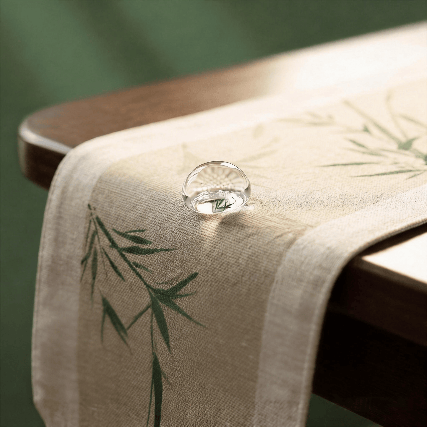 Ownkoti Oriental Ink-Wash Bamboo Table Runner - image 3