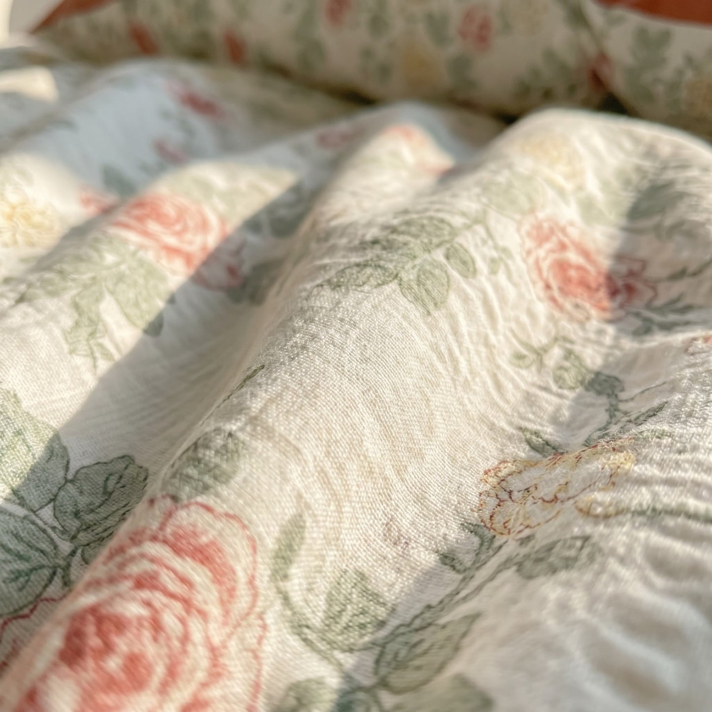 Ownkoti Vintage Rose Floral Cottagecore Cotton Bedding Set - image 6