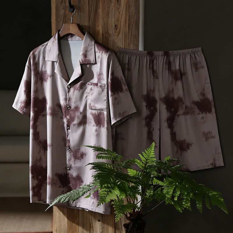 Unisex Mocha Tie Dye Loungewear Set - image 4