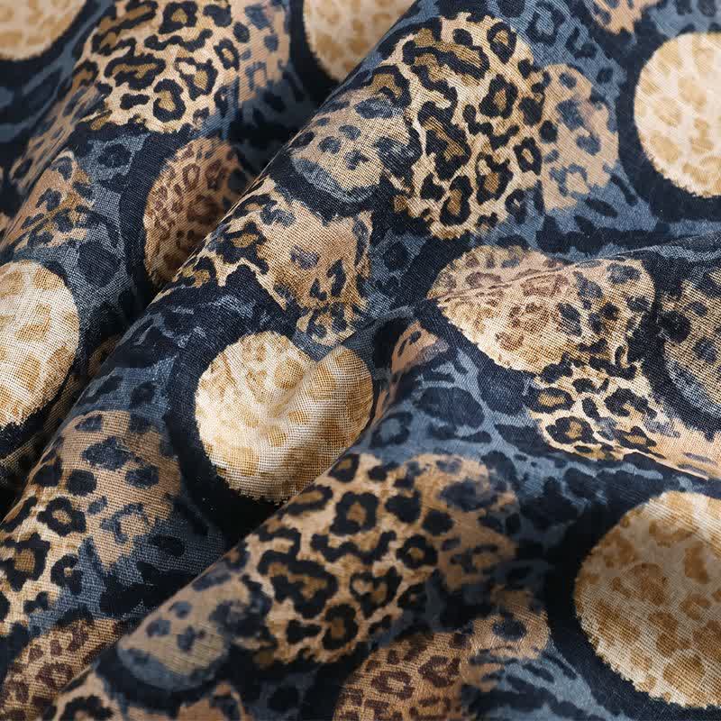Navy Leopard Print Loungewear Set - image 8