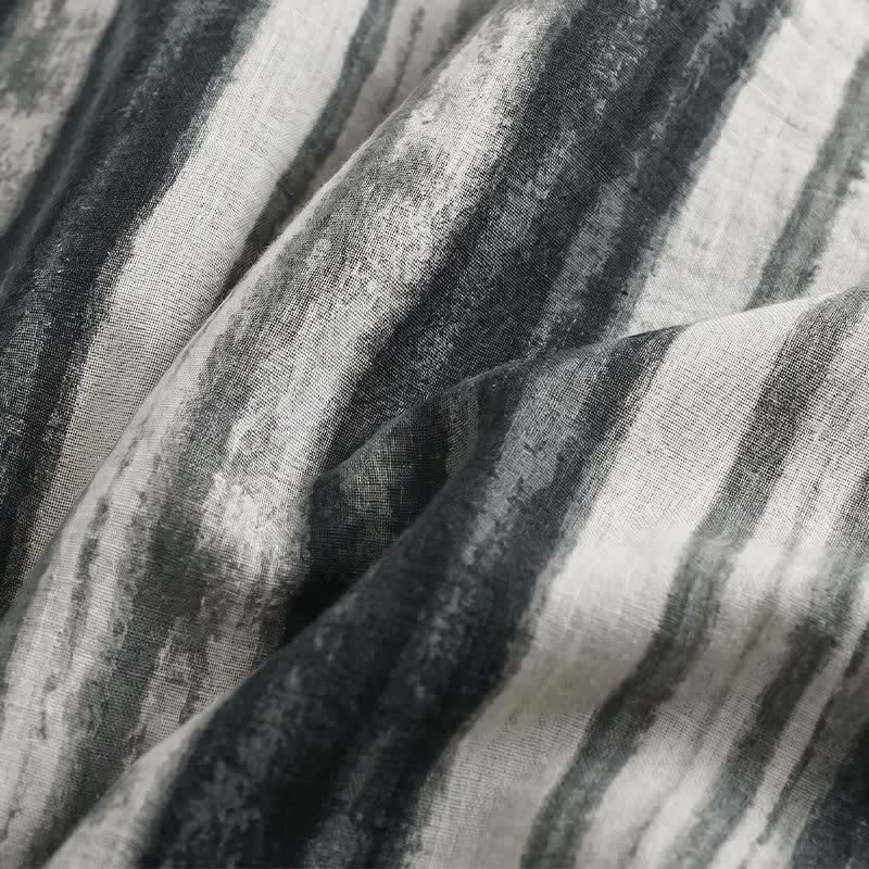 Unisex Ink Stripe Mandarin Collar Pajamas - image 6