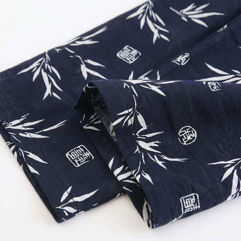 Unisex Bamboo Leaf Print Loungewear Set - image 6
