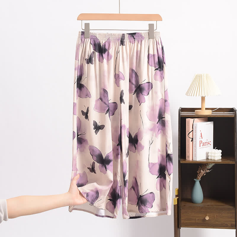 Dreamy Butterfly Cropped Pajama Pants - image 2