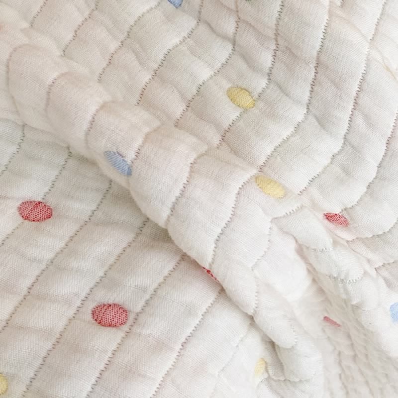 Cream Confetti Dot Washed Lyocell Lightweight Quilt - image 4
