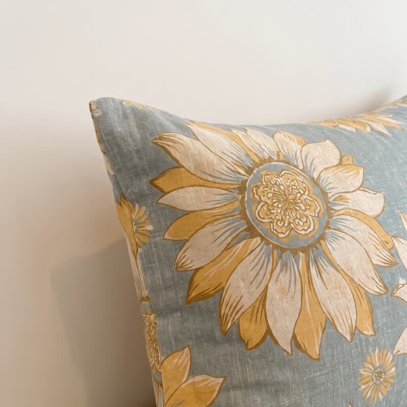 Sunflower Garden Cotton Gauze Bedspread - image 9