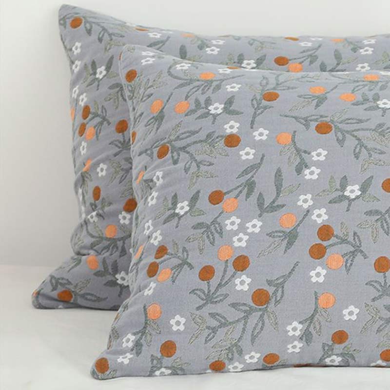 Ownkoti Rural Flower Pattern Pillowcases Pillow Shams (2PCS) - image 2