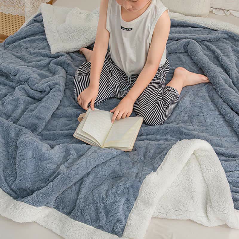 Ownkoti Puffy Cozy Reversible Throw Blanket - image 8