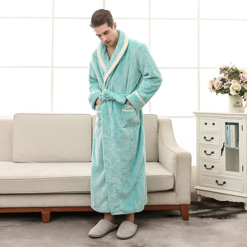 Thick Fleece Pajama Comfy Bathrobe - image 23